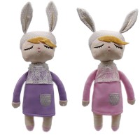 Kawaii plush toys pink rabbit girl toys baby bunny toy