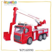 battery operated friction super truck toys with music and light plastic toys fire truck