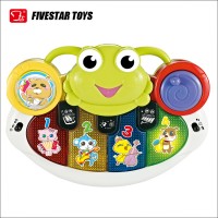 Frog Baby Electronic Learn Musical Piano Keyboard Toys with animal sound