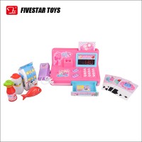 Promotion Christmas gift children Kids Intelligence Toys Led Screen Pretend Play Cash Register Toy